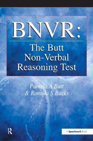 Cover of BNVR: The Butt Non-Verbal Reasoning Test