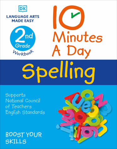 Book cover for 10 Minutes a Day Spelling, 2nd Grade