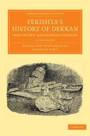 Cover of Ferishta's History of Dekkan, from the First Mahummedan Conquests 2 Volume Set