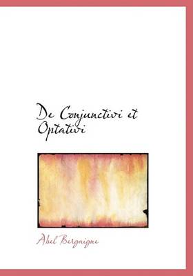 Book cover for de Conjunctivi Et Optativi