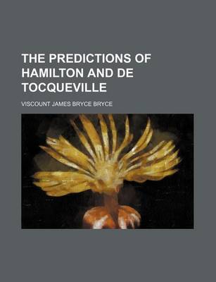 Book cover for The Predictions of Hamilton and de Tocqueville