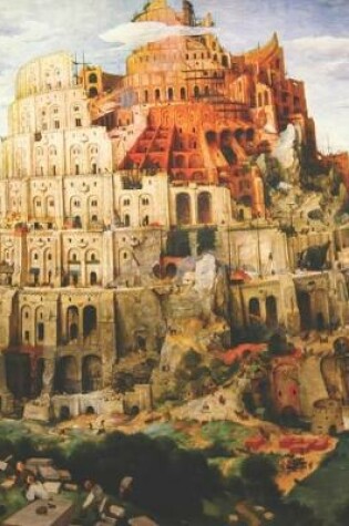 Cover of Tower of Babel Black Pages Notebook