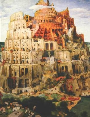 Cover of Tower of Babel Black Pages Notebook