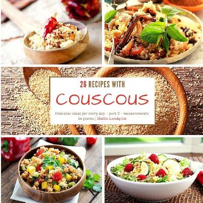 Book cover for 26 recipes with couscous
