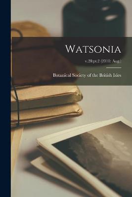 Cover of Watsonia; v.28