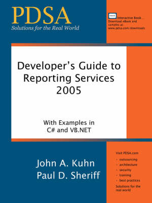 Book cover for Developer's Guide to Reporting Services