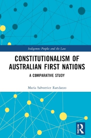 Cover of Constitutionalism of Australian First Nations