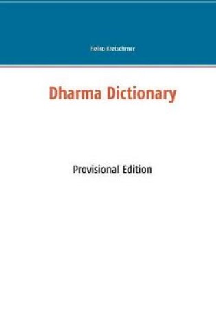 Cover of Dharma Dictionary