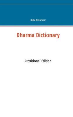 Book cover for Dharma Dictionary