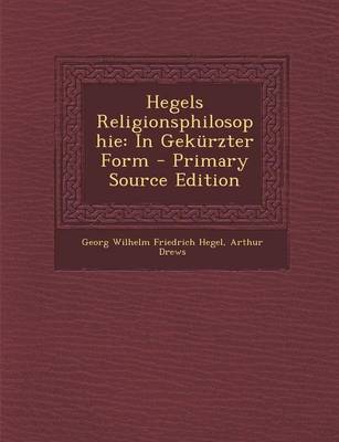 Book cover for Hegels Religionsphilosophie