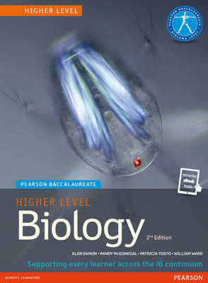 Cover of Pearson Baccalaureate Biology Higher Level 2nd edition print and ebook bundle for the IB Diploma