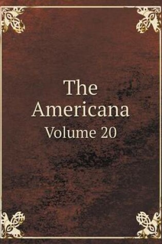 Cover of The Americana Volume 20