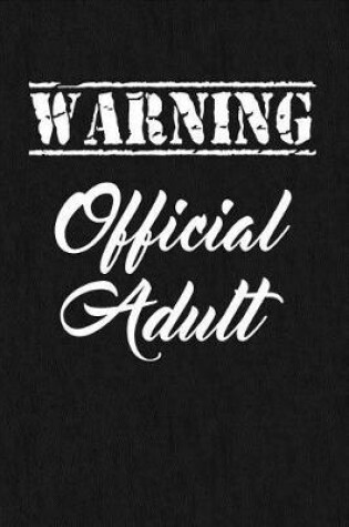 Cover of Warning Official Adult