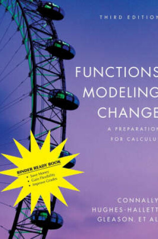 Cover of Functions Modeling Change, Binder Ready Version