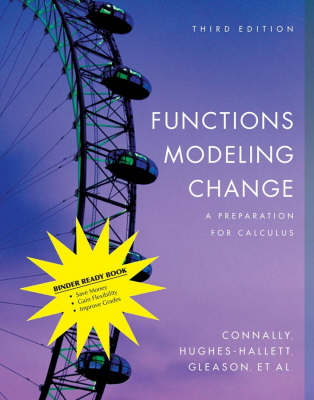 Book cover for Functions Modeling Change, Binder Ready Version