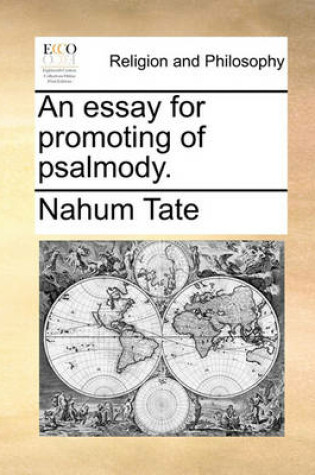 Cover of An Essay for Promoting of Psalmody.