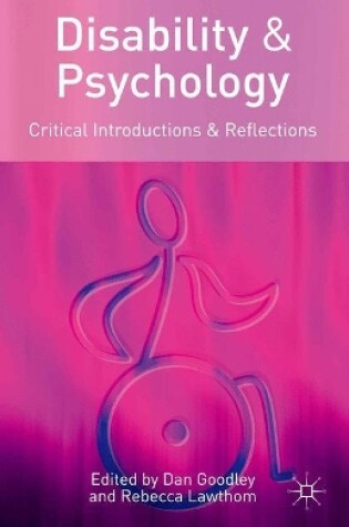 Cover of Disability and Psychology