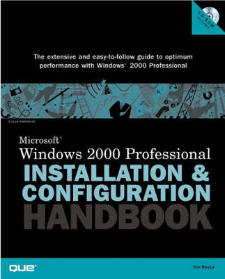 Book cover for MS Windows 2000 Professional Installation and Configuration Handbook