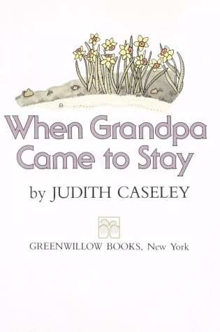 Cover of When Grandpa Came to Stay