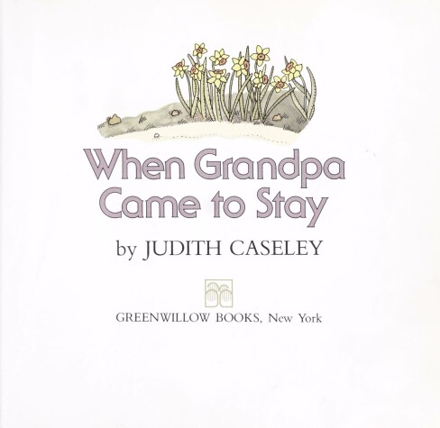 Book cover for When Grandpa Came to Stay