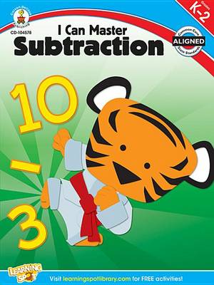 Book cover for I Can Master Subtraction, Grades K - 2