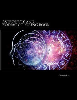 Book cover for Astrology and Zodiac Coloring Book