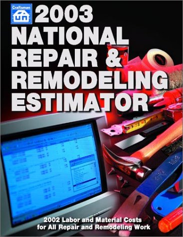 Cover of National Repair and Remodeling Estimator