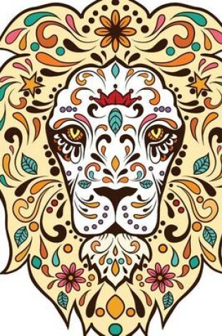 Cover of Website Password Organizer a Sugar Skull Lion