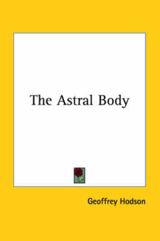 Cover of The Astral Body