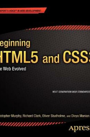 Cover of Beginning HTML5 and CSS3