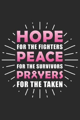 Book cover for Hope for the fighters Peace for the survivors Prayers for the taken