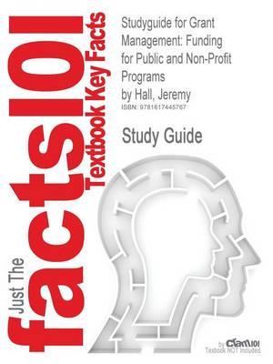 Book cover for Studyguide for Grant Management