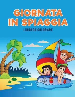 Book cover for Giornata in spiaggia libro da colorare