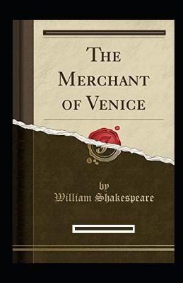Book cover for The merchant of venice by william shakespeare illustrated edition