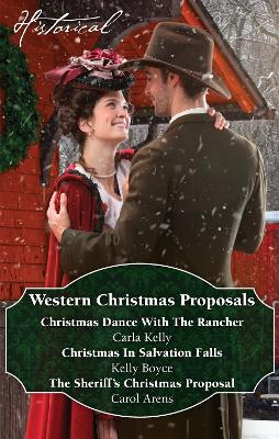Book cover for Western Christmas Proposals/Christmas Dance With The Rancher/Christmas In Salvation Falls/The Sheriff's Christmas Proposal