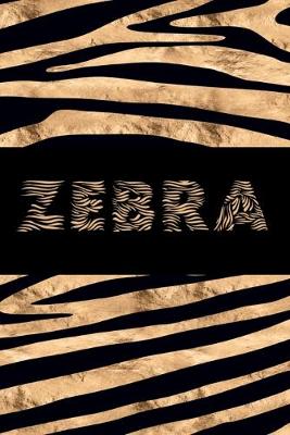 Book cover for Notizbuch Zebra