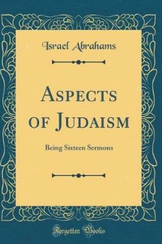 Cover of Aspects of Judaism