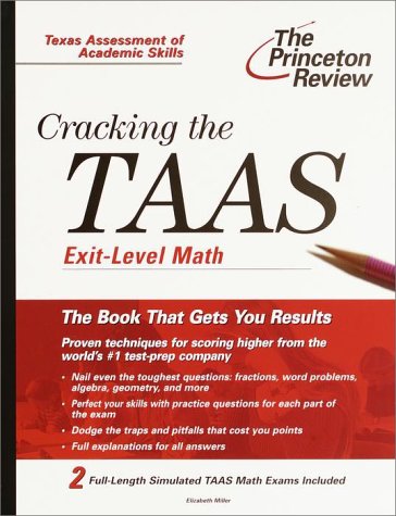 Book cover for Princeton Review Cracking the TAAS: Exit-Level Math