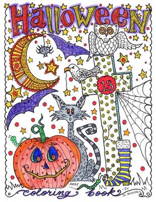 Book cover for Halloween Coloring Book