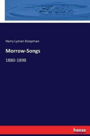 Cover of Morrow-Songs