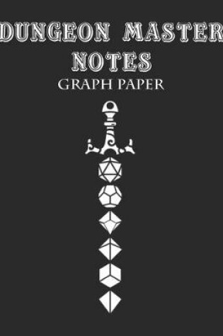 Cover of graph paper Dungeon Master Notebook, SQUARED PAPER 120 pages