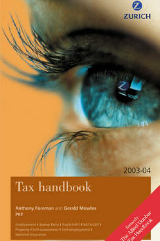 Cover of Zurich Tax Handbook 2003/2004