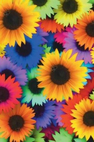 Cover of Colorful Sunflowers Notebook Journal