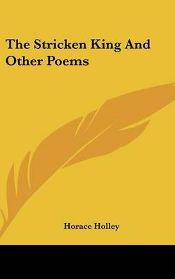 Book cover for The Stricken King and Other Poems
