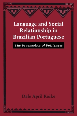 Book cover for Language and Social Relationship in Brazilian Portuguese