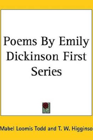 Cover of Poems by Emily Dickinson First Series