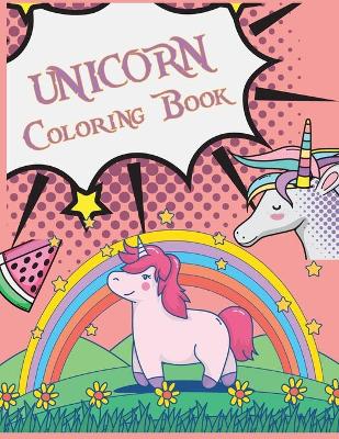 Book cover for Unicorn Activity Coloring Book