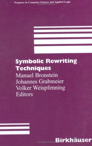 Book cover for Symbolic Rewriting Techniques