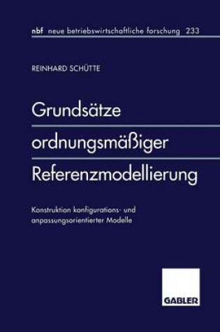 Cover of Grundsätze ordnungsmäßiger Referenzmodellierung