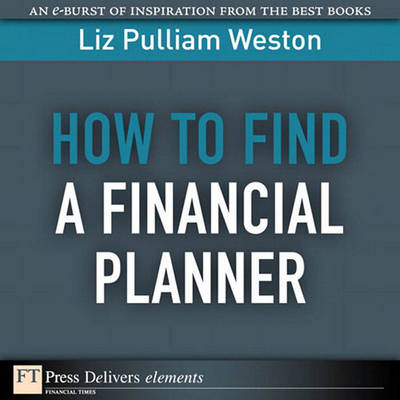 Book cover for How to Find a Financial Planner